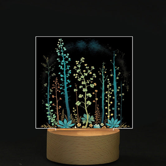 Square Shape Acrylic board with Light