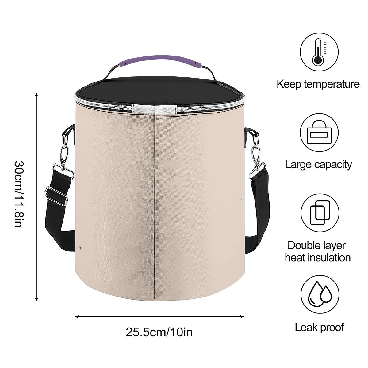 Insulated Cylinder Cooler Bag
