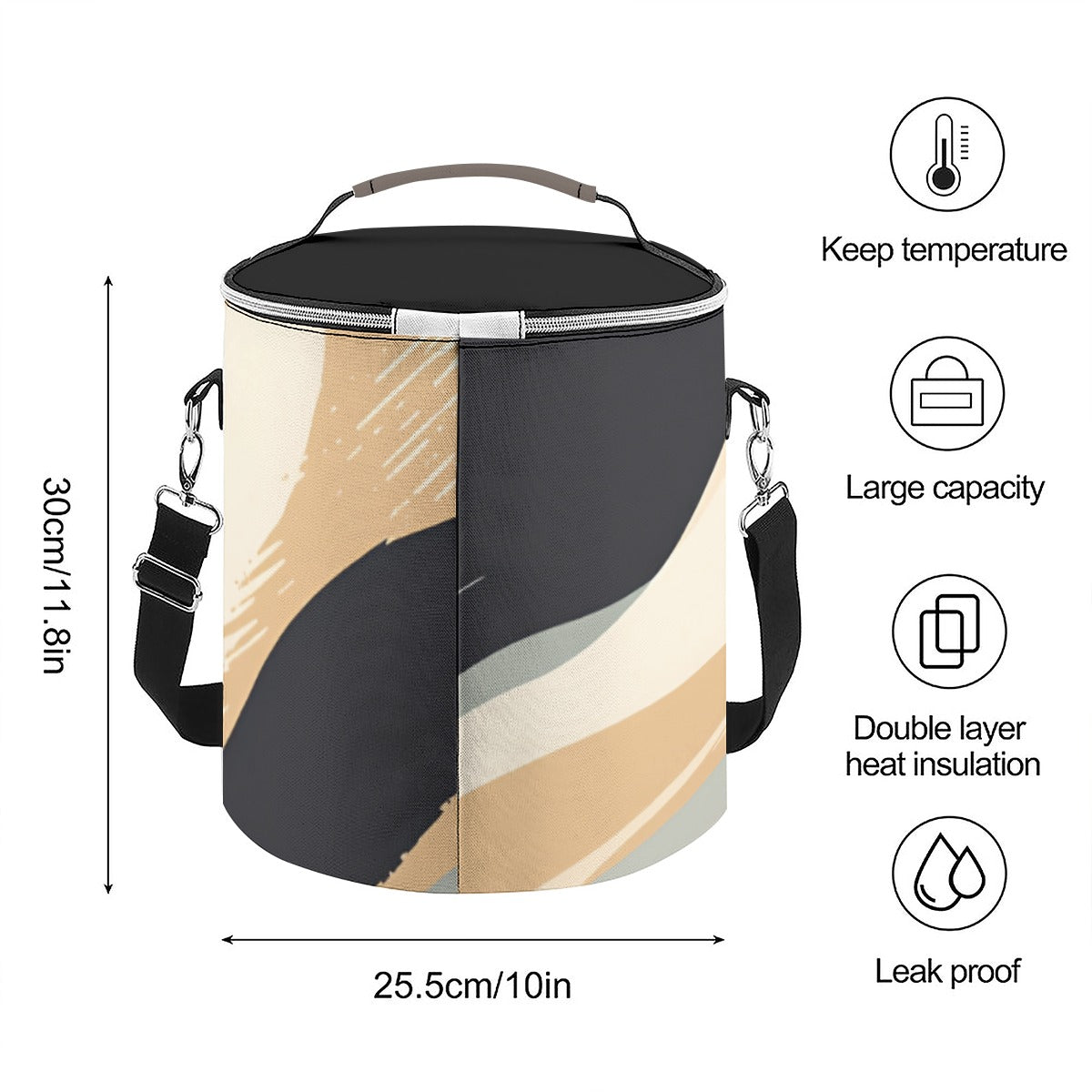 Insulated Cylinder Cooler Bag
