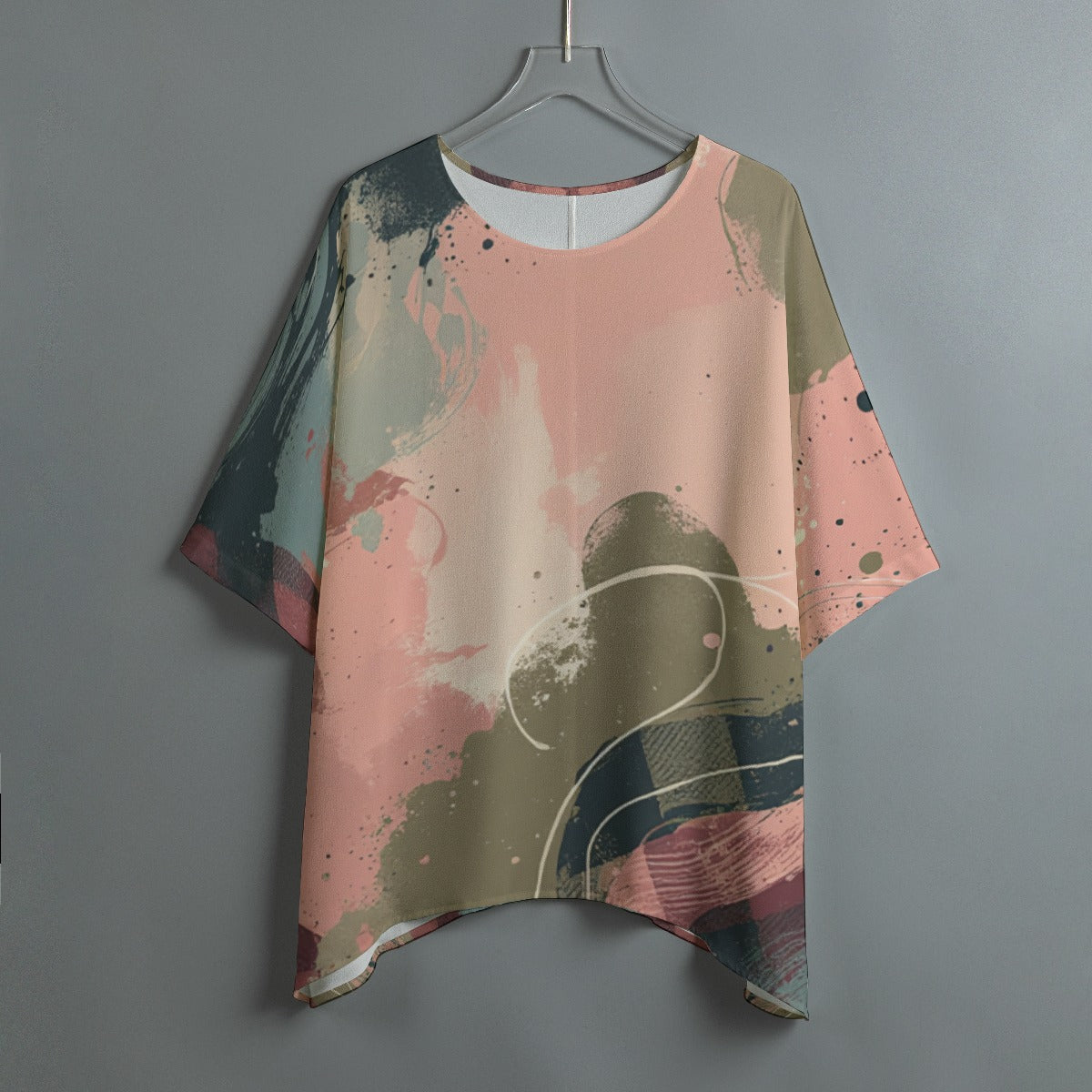 All-Over Print Women's Bat Sleeve Shirt