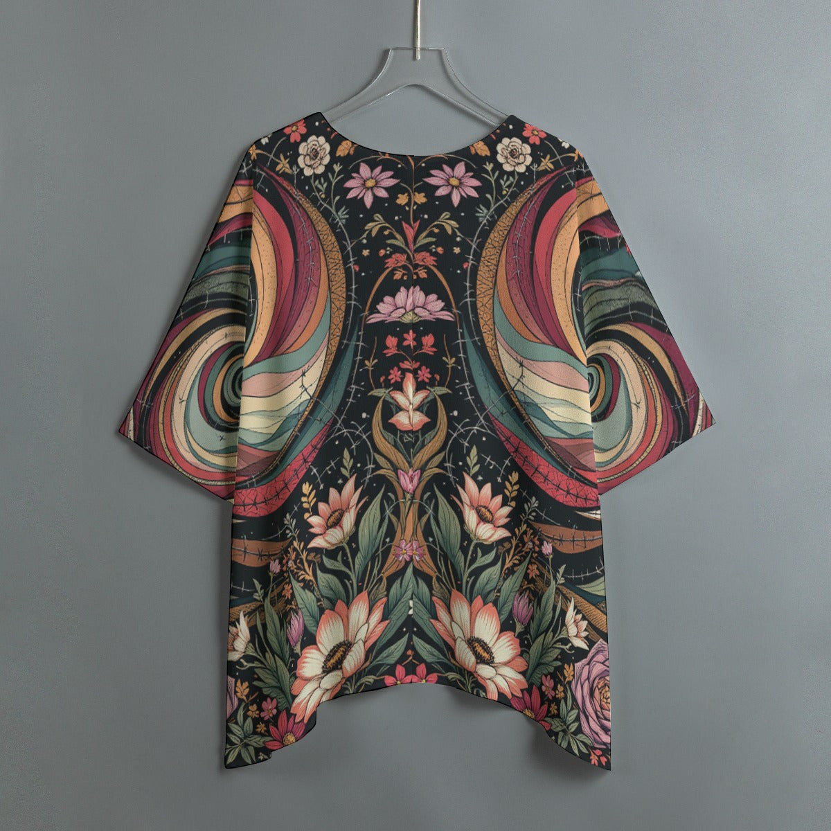 All-Over Print Women's Bat Sleeve Shirt