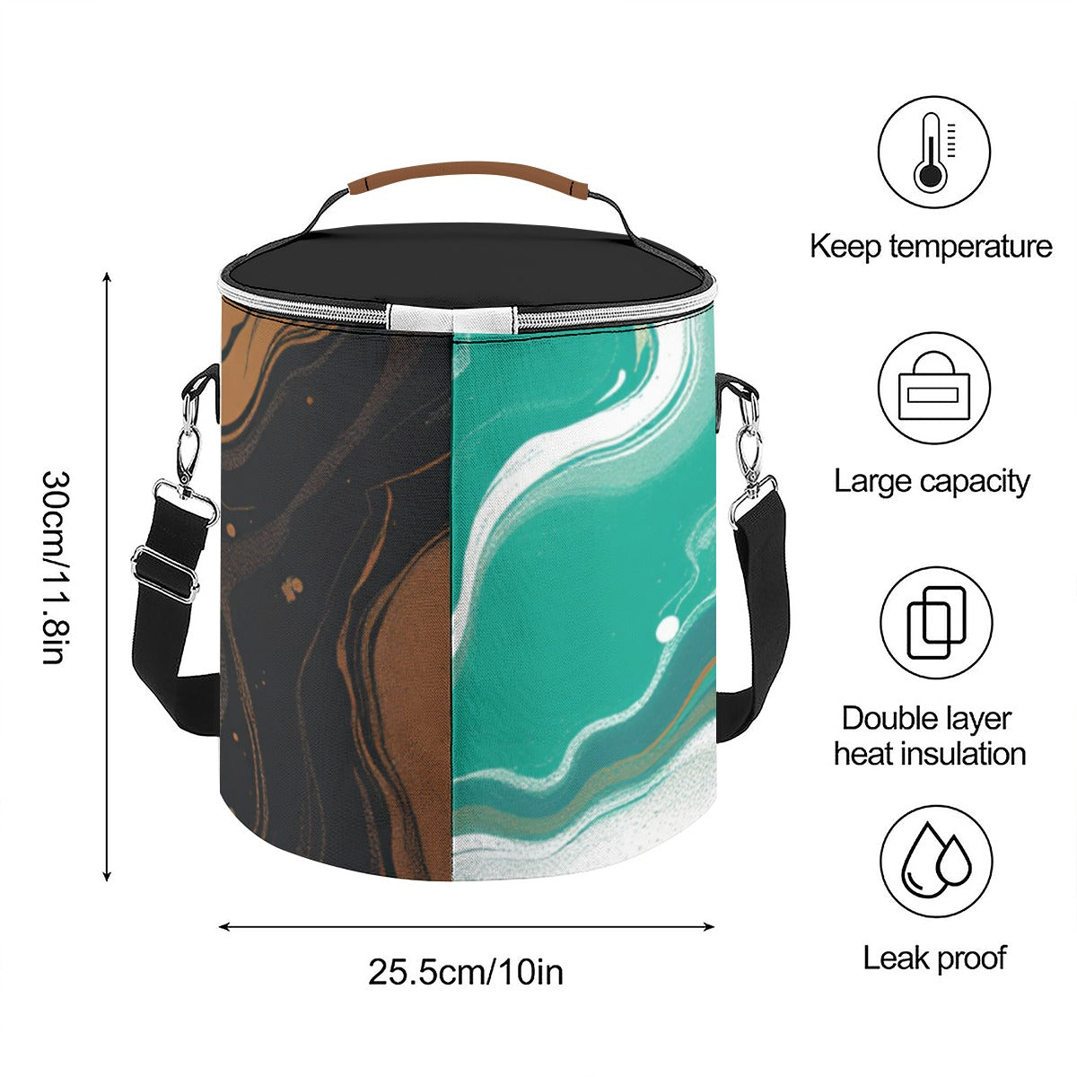 Insulated Cylinder Cooler Bag
