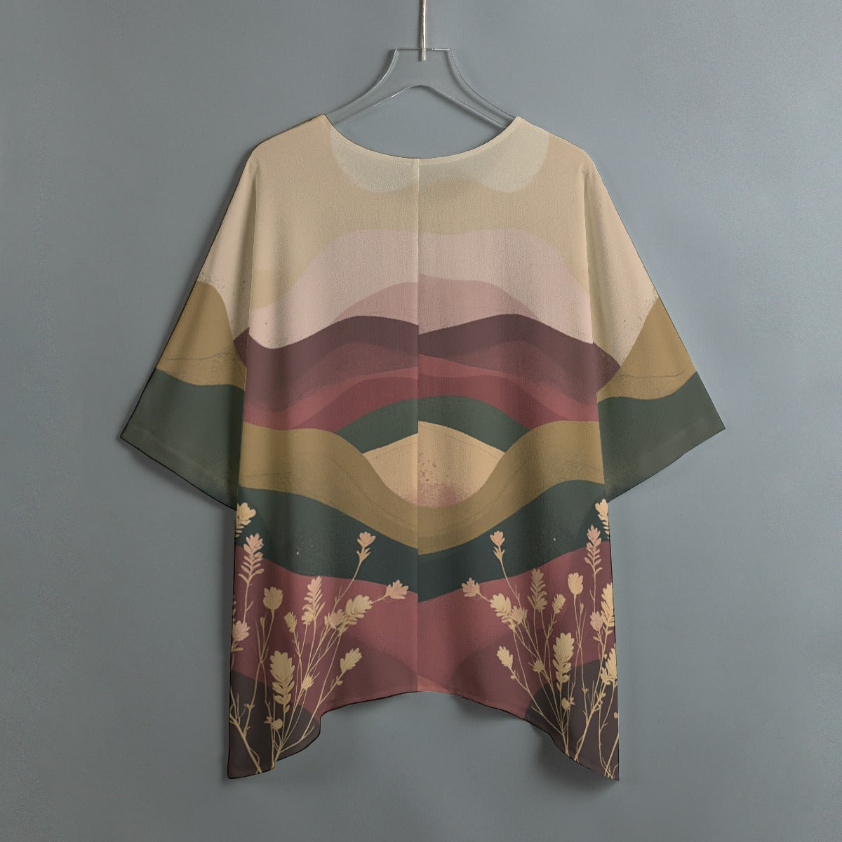 All-Over Print Women's Bat Sleeve Shirt