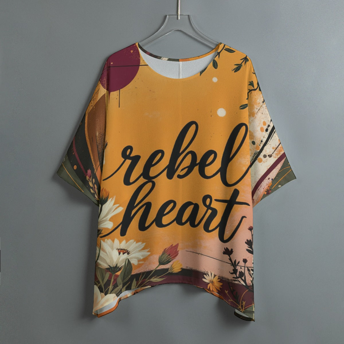 All-Over Print Women's Bat Sleeve Shirt