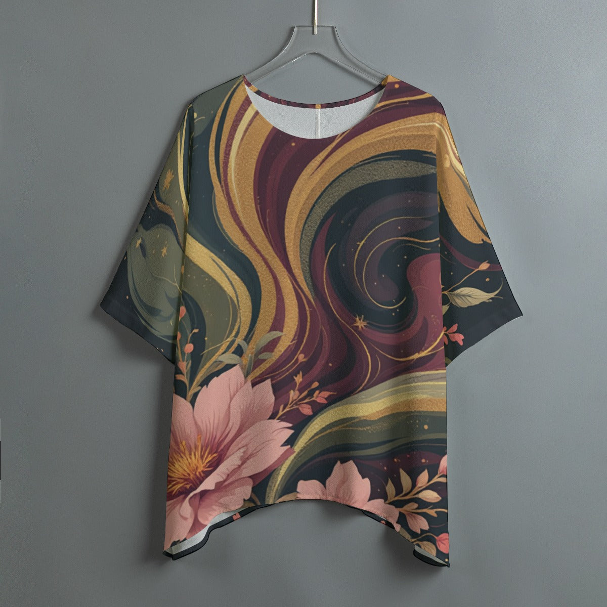 All-Over Print Women's Bat Sleeve Shirt